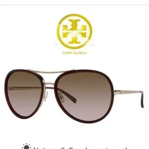 Tory Burch | Accessories | Tory Burch Brown Retro Aviator  display picture 2